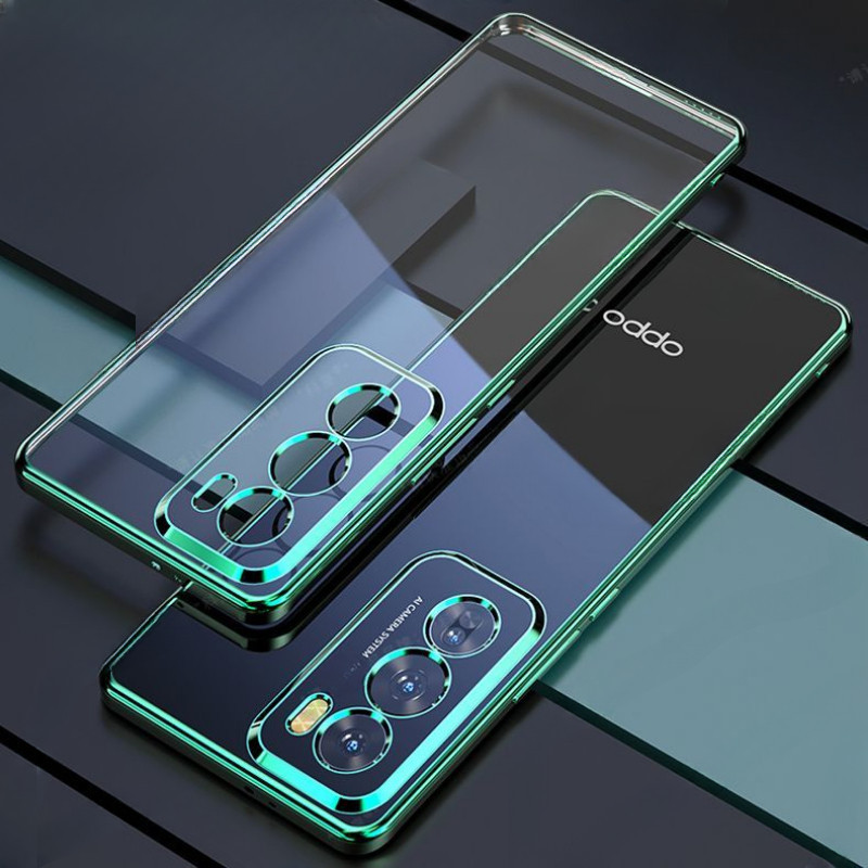 สําหรับoppo Reno 12 Pro RENO12 5GกรณีหรูหราTPUซิลิโคนนุ่มโปร่งใสเคสโทรศัพท์สําหรับRENO Reno 12Pro RENO12 Fundaสไตล์กันชน