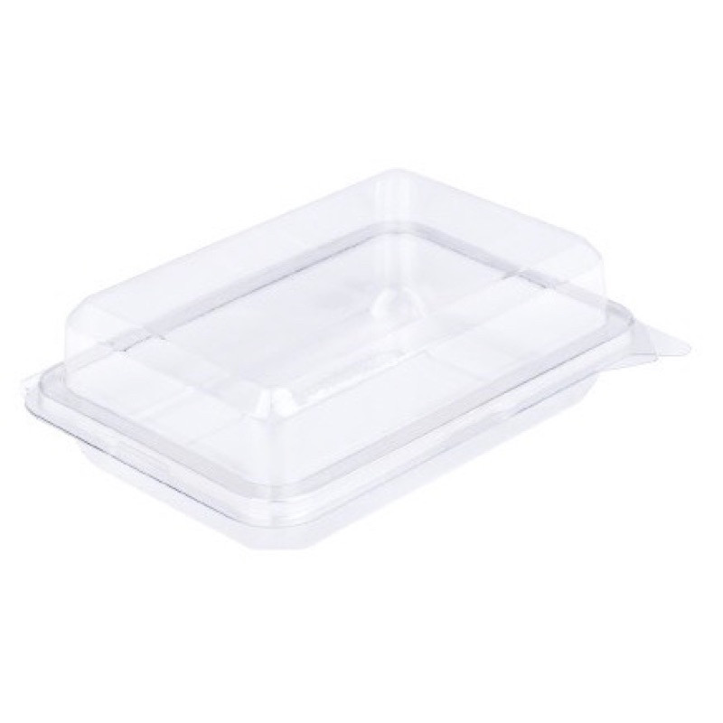 ขายยกลัง กล่องพลาสติก กล่องขนม กล่องขนมพลาสติก กล่องใส่ขนม กล่องแซนวิช กล่องเบเกอรี่ สีใส **E83** ขา