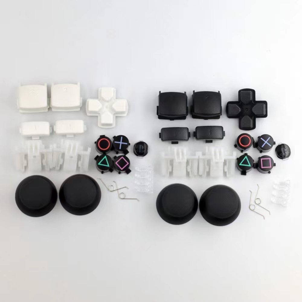 SONY 1เซ็ตเต็มปุ่มหัวเห็ดabxy Keyจอยสติ๊กชุดเกมซ่อมสําหรับSony PS3 Contoller