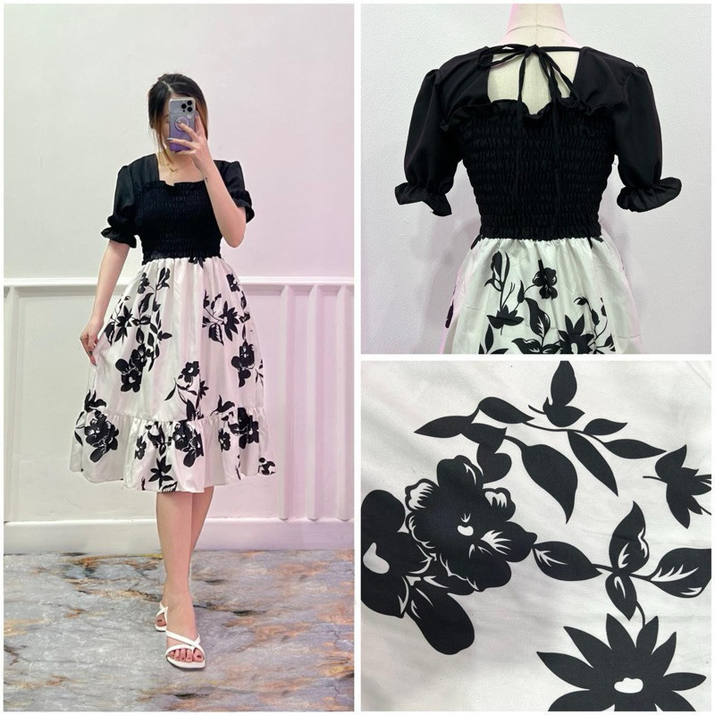 XAVIRO - ZSO Fashion Womens Princess Dress / JIWON DRESS COMBINATION / Womens Short Sleeve Wedding D