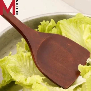 M KITCHEN ตะหลิว ตะหลิวไม้ 39 ซม ทนความร้อนได้ สำหรับกระทะเทปล่อน กระทะเคลือบหินอ่อน