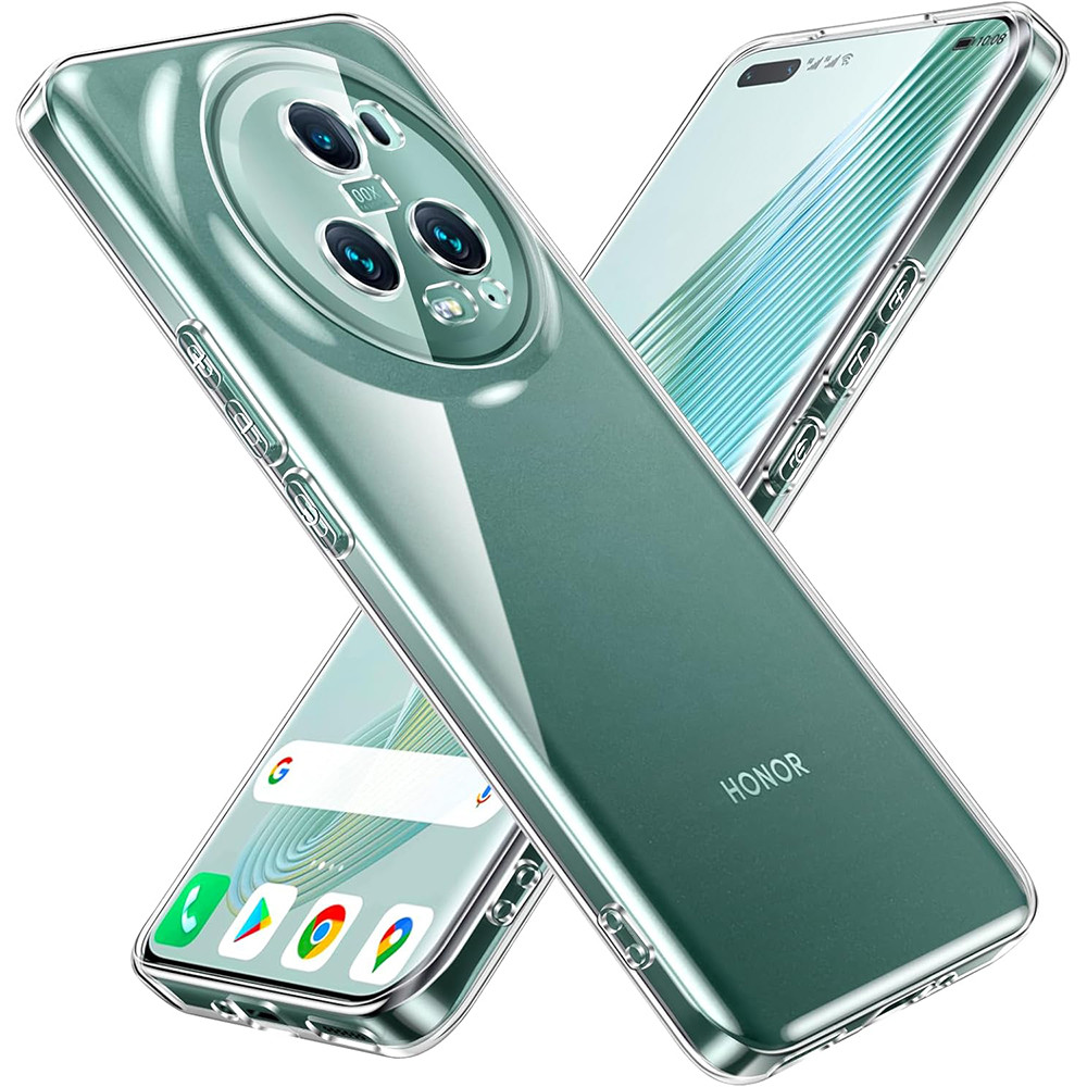 เคสซิลิโคนใสบางเฉียบสําหรับ Honor Magic 6 5 4 Magic6 Magic5 Magic4 Lite 3 Pro Ultimate โปร่งใสนุ่ม TPU ฝาหลัง