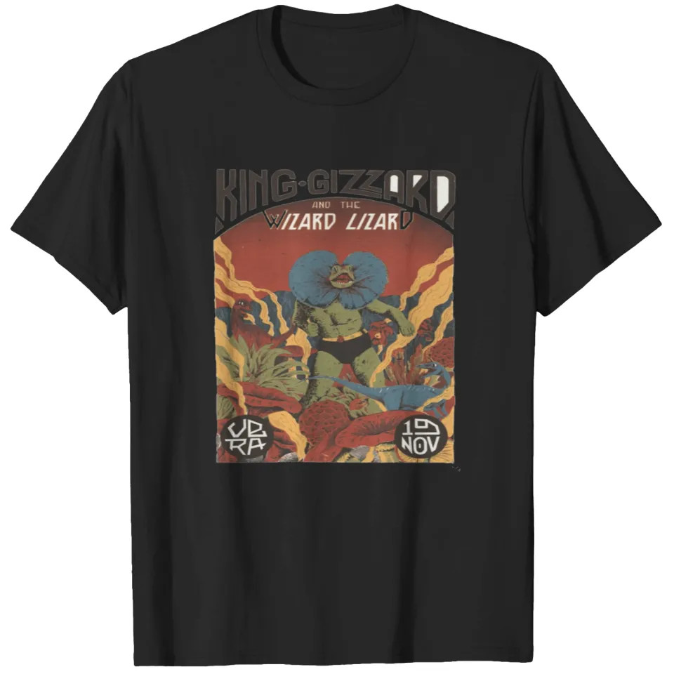 King Gizzard And Lizard Wizard 19Nov Tour เสื้อยืด Unisex Xs-3Xl