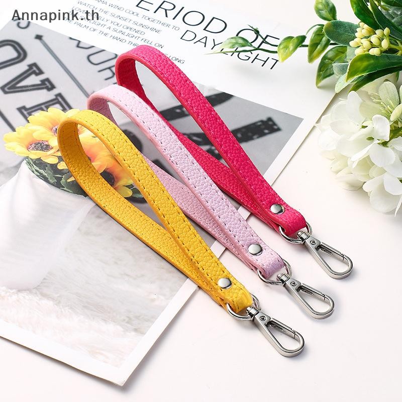Ank สายรัดข้อมือสายคล้องพวงกุญแจหลายสีผู้ชายและผู้หญิงที่ละเอียดอ่อนกระเป๋าใส่เหรียญสายคล้องกระเป๋าอุปกรณ์เสริมจี้ EN