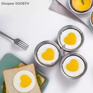 JIA สแตนเลสสตีลไข่ Poacher Poaching Pan Mould ไข่ Steamer นึ่งไข่แม่พิมพ์ Household ครัวเครื่องมือทําอาหาร Gadget {th}