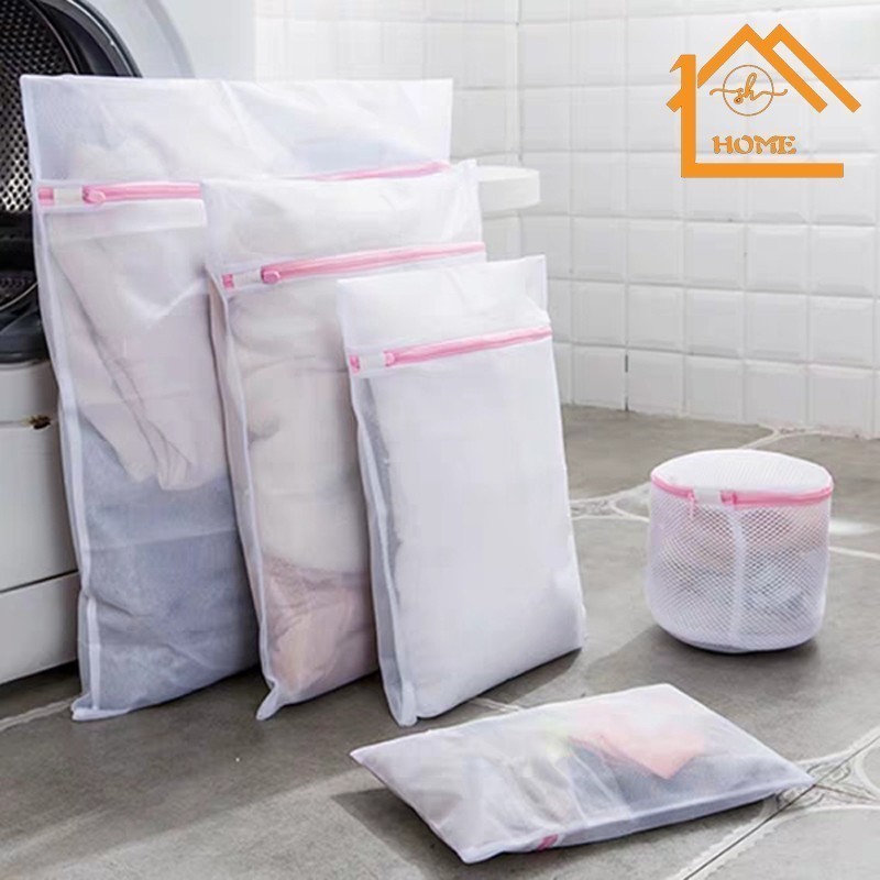 CF HOMEถุงซักผ้า กระเป๋าซักชุดชั้นใน ถนอมผ้า ป้องกันผ้าเสียทรง