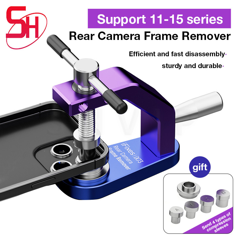 IFixes iX73 กรอบกล้องด้านหลังแหวน Remover ไม่เจ็บกล้องด้านหลังสําหรับ IPhone กลับกล้อง Bezel แหวนลบ 