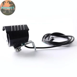 Annasun 2 in 1 E-bike Light ไฟหน้าอินพุต 36V 48V 60V สกู๊ตเตอร์ไฟฟ้าโคมไฟแฮนด์สกู๊ตเตอร์ไฟฟ้า LED ด้านหน้าพร้อมแตร TH