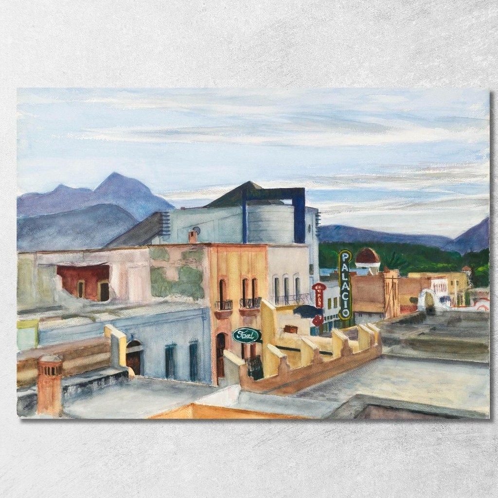 The Palace Edward Hopper, eho64 ภาพพิมพ์บนผ้าใบแคนวาส