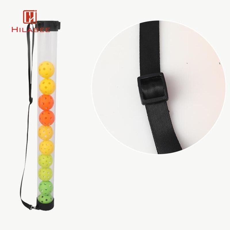 เครื่องมือกระบะลูกเทนนิส HILABEE, Tennis Ball Picker Upper Tube, Hold 12 ลูก, Portable