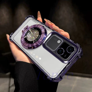 เคส Vivo V30 แบบขายึดถุงลมนิรภัยป้องกันการตกเคสโทรศัพท์แบบใส CDSJ