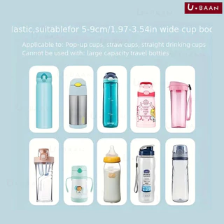 UBAAN 👍พร้อมส่ง👍 สายคล้องขวดน้ำ สายสะพายกระติกน้ำ สะพายได้ พกพาสะดวก ได้ ตัวห่วงเป็น​ซิลิโคนยืดหยุ่น​ สายสามารถปรับได้