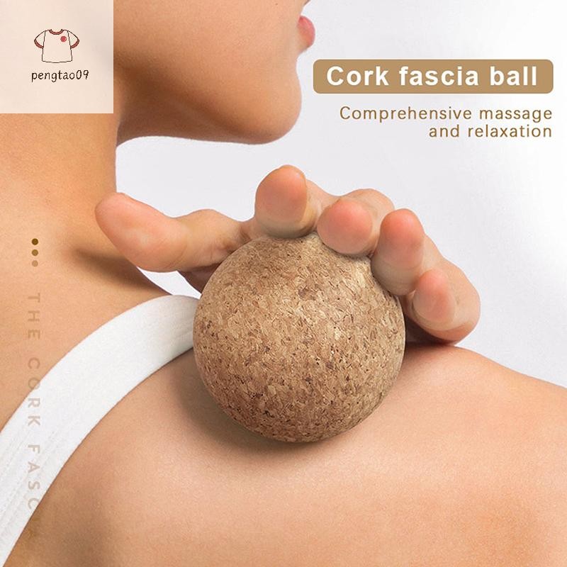 Pengatao09 Cork Massage กลับนวดนวดเท้าโยคะ Tension Release Myofascial ผ่อนคลายกล้ามเนื้อ Trigger Point ใหม่