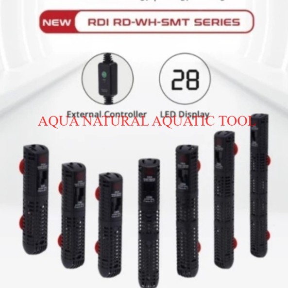 Aquarium เครื่องทําน้ําอุ่นสมาร์ทเครื่องทําความร้อน RDI RD WH SMT 50 WATT 75 WATT 100 WATT 150 WATT 