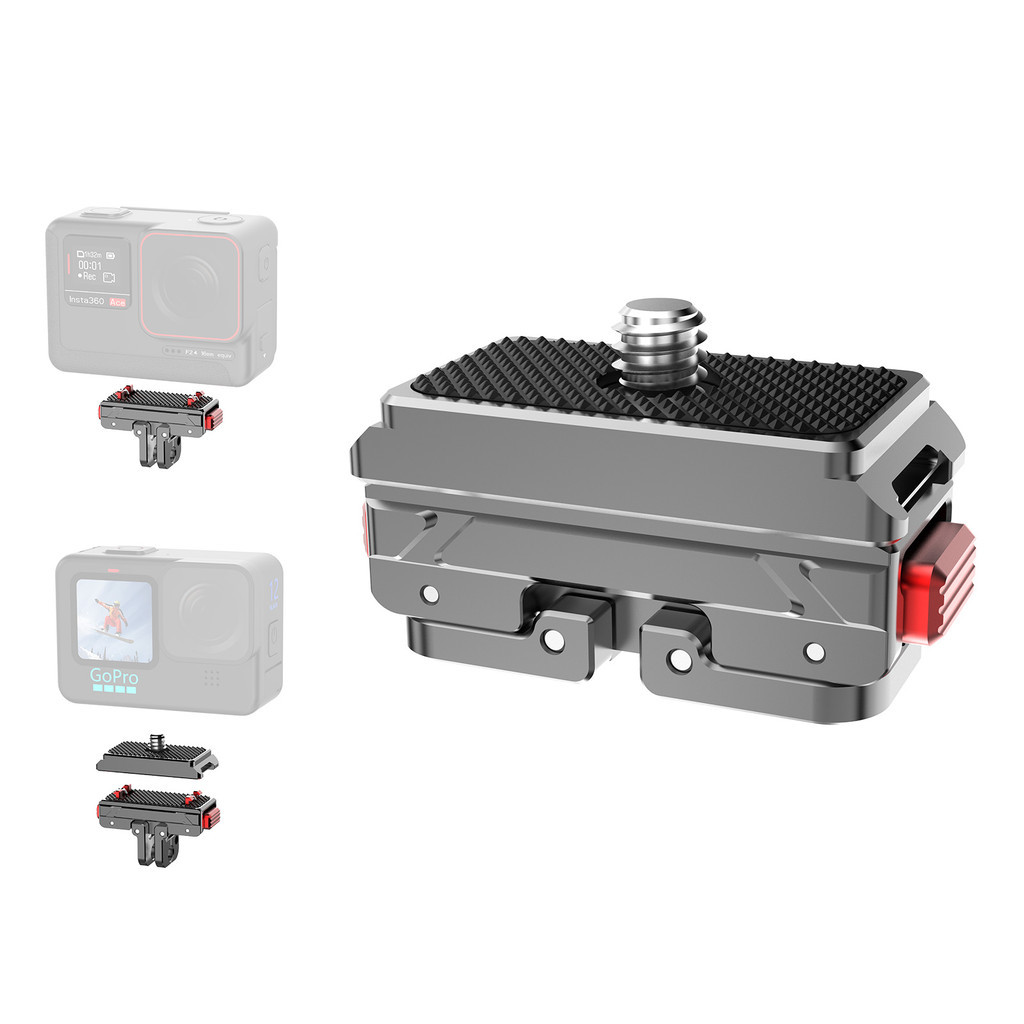 ฐานอะแดปเตอร์แม่เหล็ก Quick Release สําหรับ Gopro 12 11 10 Insta360 Ace/Ace Pro ONE X2 Action กล้องขาตั้งกล้องแผ่น