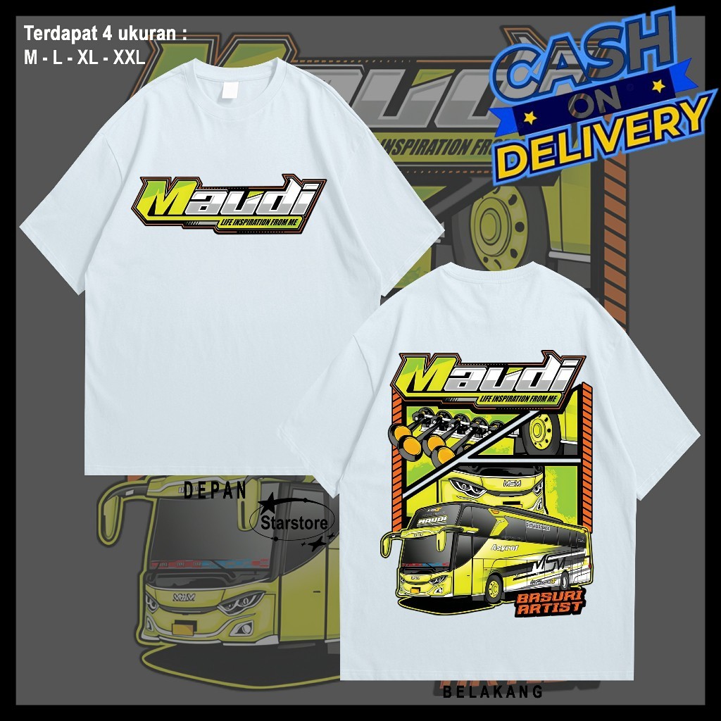 BUS MAUDI JB5 DISTRO เสื้อยืด BIS MANIA JET BUS 5 TELOLET ผู้ใหญ่ขนาด ML XL XXL