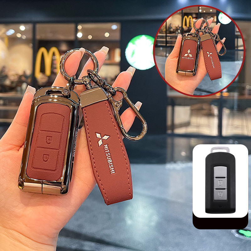 (ใหม่)Mitsubishi Pajero 2024 2025 Xpander Cross Lancer GLS Montero gt GLS Mirage GLS Strada Remote Alloy Key Cover กุญแจรถอุปกรณ์เสริม