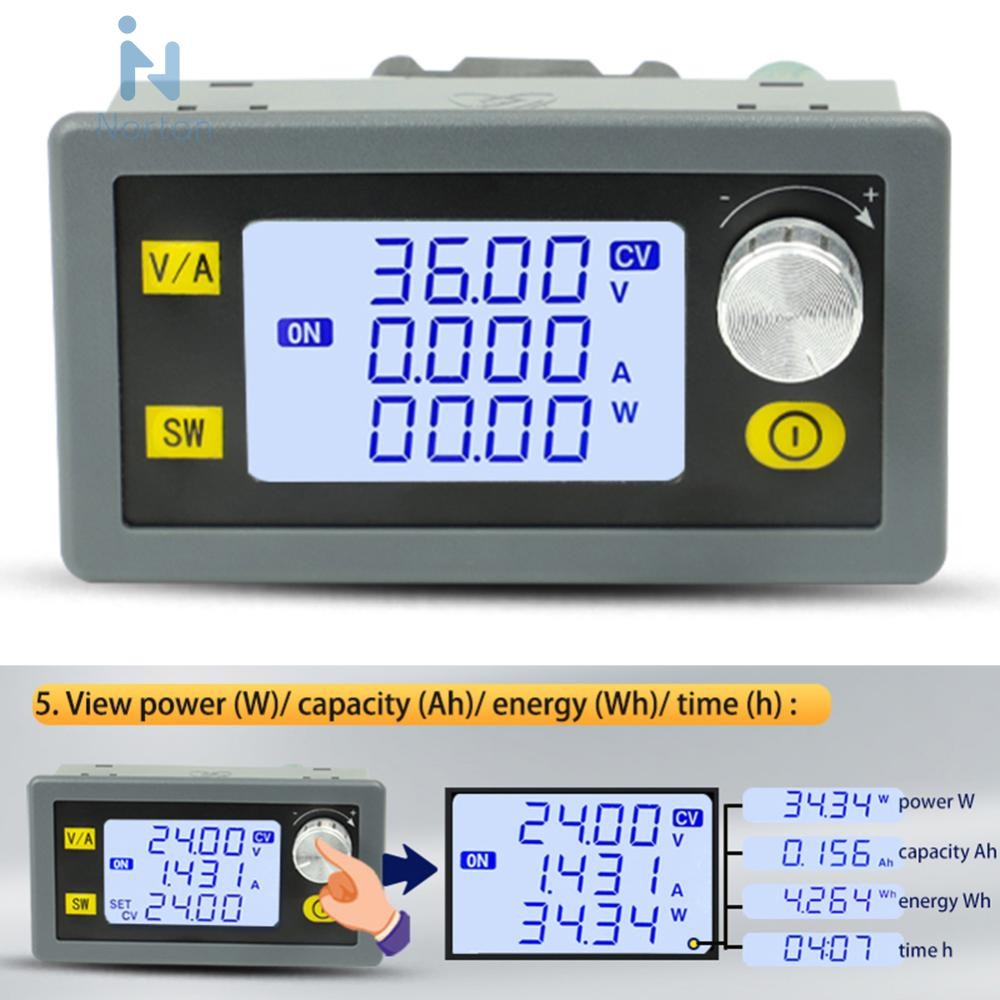 Xy-sk80h Digital Control DC Buck Boost Converter พร้อมจอแสดงผล LCD DC6-36V 5A 80W [Norton.th]