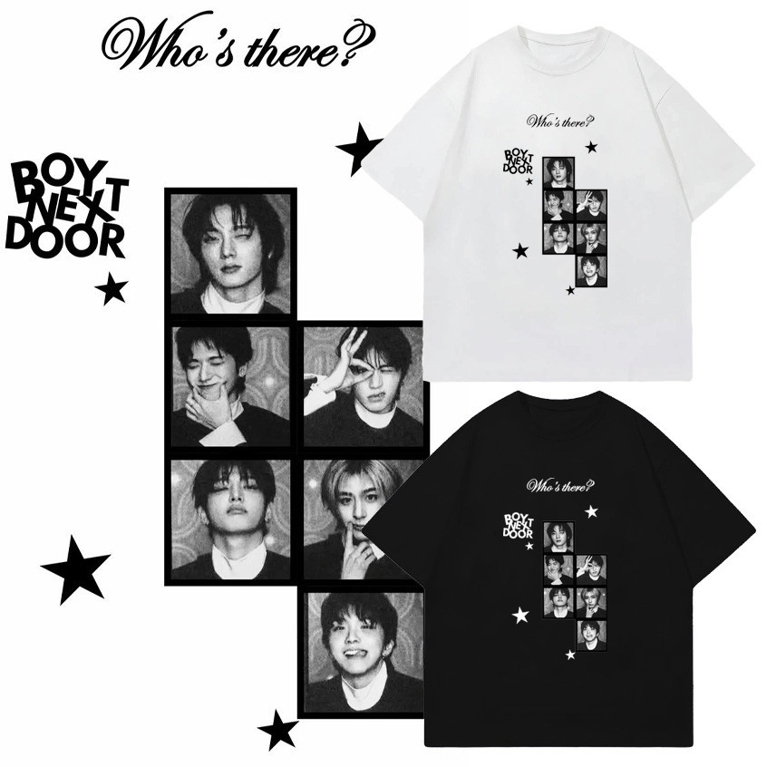 🚪 Hot เสื้อยืด BOYNEXTDOOR ผ้าคอตตอน  ลายสวย ผ้าดี สวมใส่สบาย เสื้อยืด unisex SIZE S-5XL #BND09