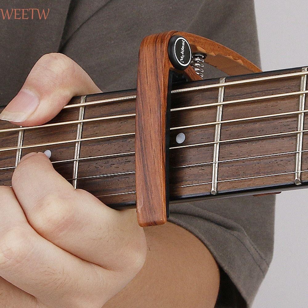 Weekw กีตาร์ Capo คลาสสิก Capotraste กีตาร์อุปกรณ์เสริมกีตาร์ไฟฟ้าอลูมิเนียม Professional กีตาร์ Clamp