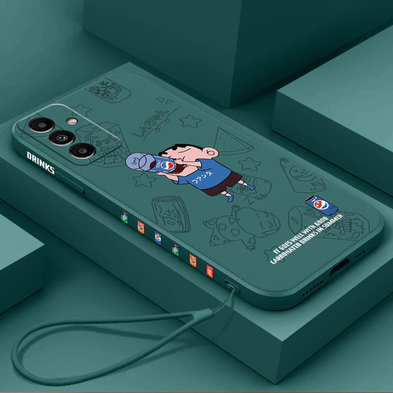 เคส Samsung A05S / Samsung A13 5G / Samsung A04S / A14 / A15 / A16 / A24 / A25 / A34 / A35 / A54 / A55 5G tpu ฟรีเชือกเส้นเล็กแฟชั่นเคสโทรศัพท์แบบนิ่ม KCXX