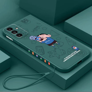 เคส Samsung A05S / Samsung A13 5G / Samsung A04S / A14 / A15 / A16 / A24 / A25 / A34 / A35 / A54 / A55 5G tpu ฟรีเชือกเส้นเล็กแฟชั่นเคสโทรศัพท์แบบนิ่ม KCXX