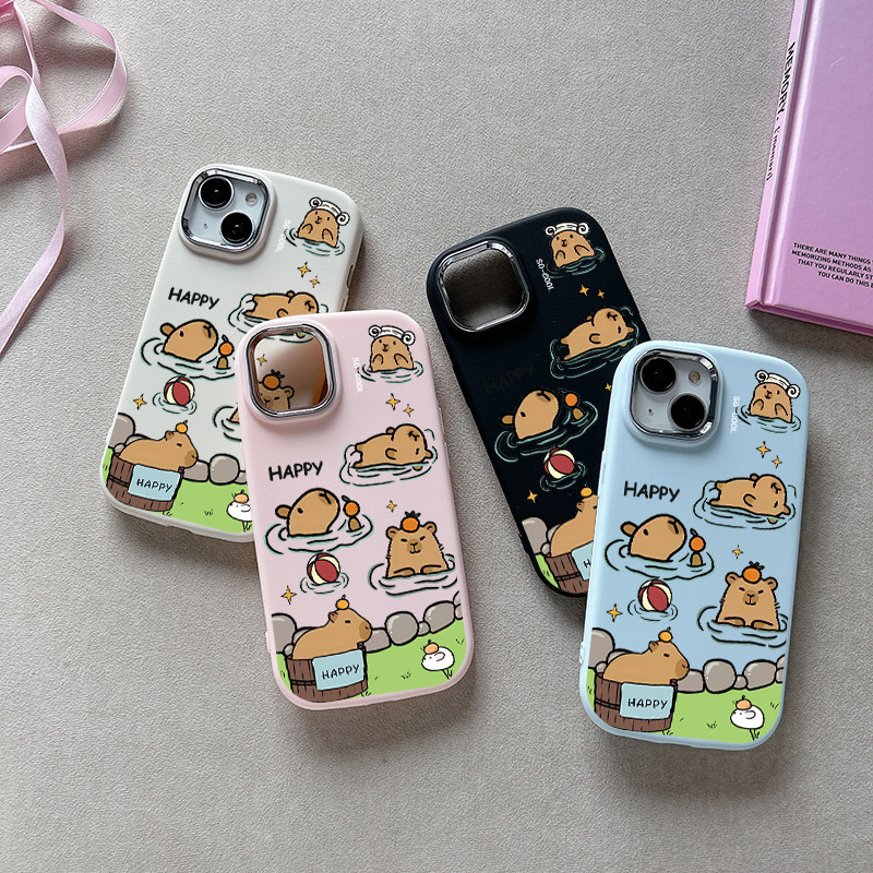 ว่ายน้ํา Capybara เคสโทรศัพท์สําหรับ OPPO Reno 13F 12F 11F 7 8T 5G 6Z 5Z 7Z 8Z 6 8 4 Pro 5 Lite 5F 2