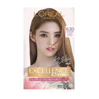 L'Oreal ลอรีอัล ปารีส เอ็กซ์เซลเลนซ์ ครีม 6.30 สีบลอนด์เข้มประกายทอง