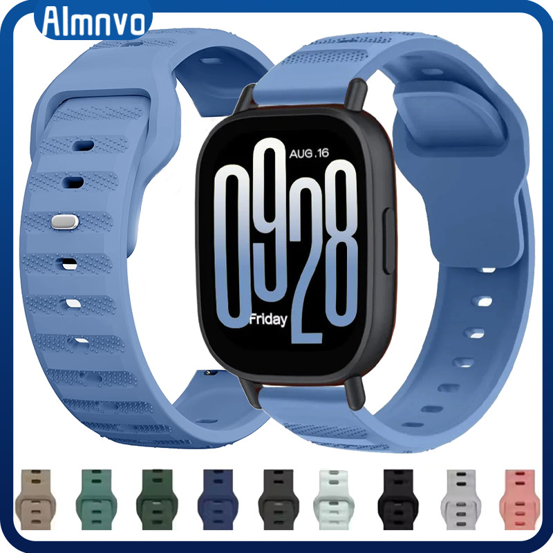 สายซิลิโคนกีฬา for Smartwatch Redmi Watch 5 Active / 5 Lite /samsung / Huawei / Amazfit / Garmin 20/22 มม. อุปกรณ์ยางยืด