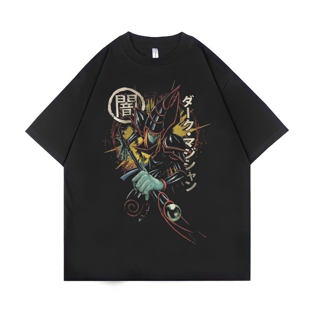 เสื้อยืด ขนาดใหญ่ พิมพ์ลาย Psycho Crucify Yu Gi Oh | สีดํา | เสื้อยืด ขนาดใหญ่ | สไตล์วินเทจ เสื้อยื