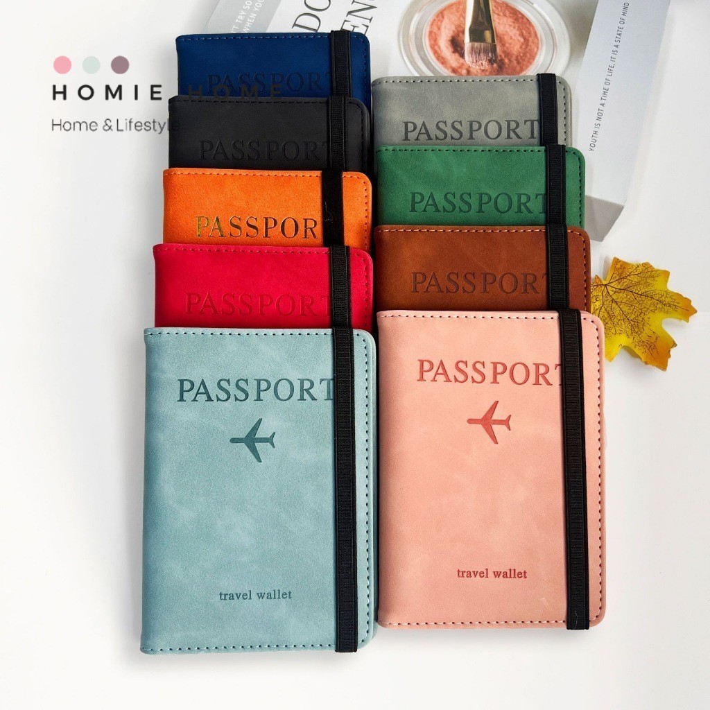 HH-1233 ปกพาสปอร์ต แบบหนังและแบบใส ป้องกันรอยและกันน้ำ พร้อมส่ง
