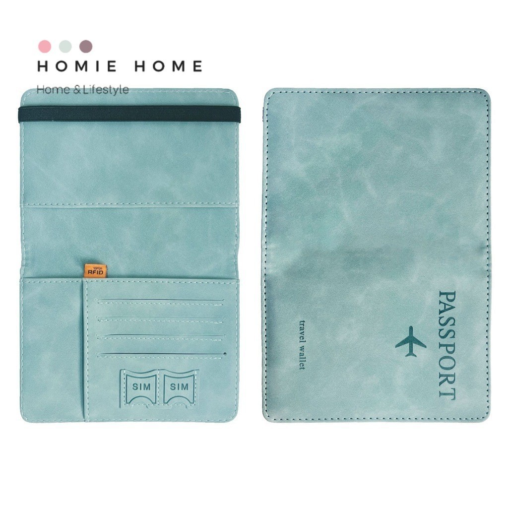 HH-1233 ปกพาสปอร์ต แบบหนังและแบบใส ป้องกันรอยและกันน้ำ พร้อมส่ง