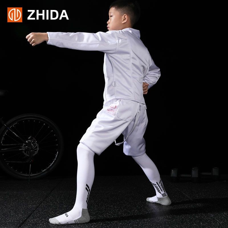 ZHIDA ถุงเท้าฟันดาบซิลิโคนกันลื่นสำหรับเด็กมืออาชีพ