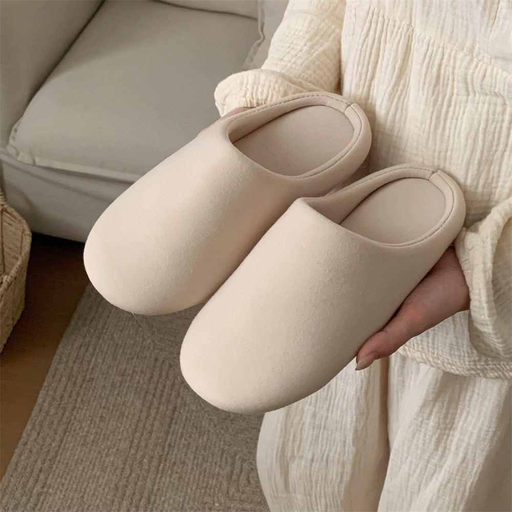 Xitiao Simple Silent Soft Sole รองเท้าผู้ชายผู้หญิงคู่ Four Seasons Universal Home