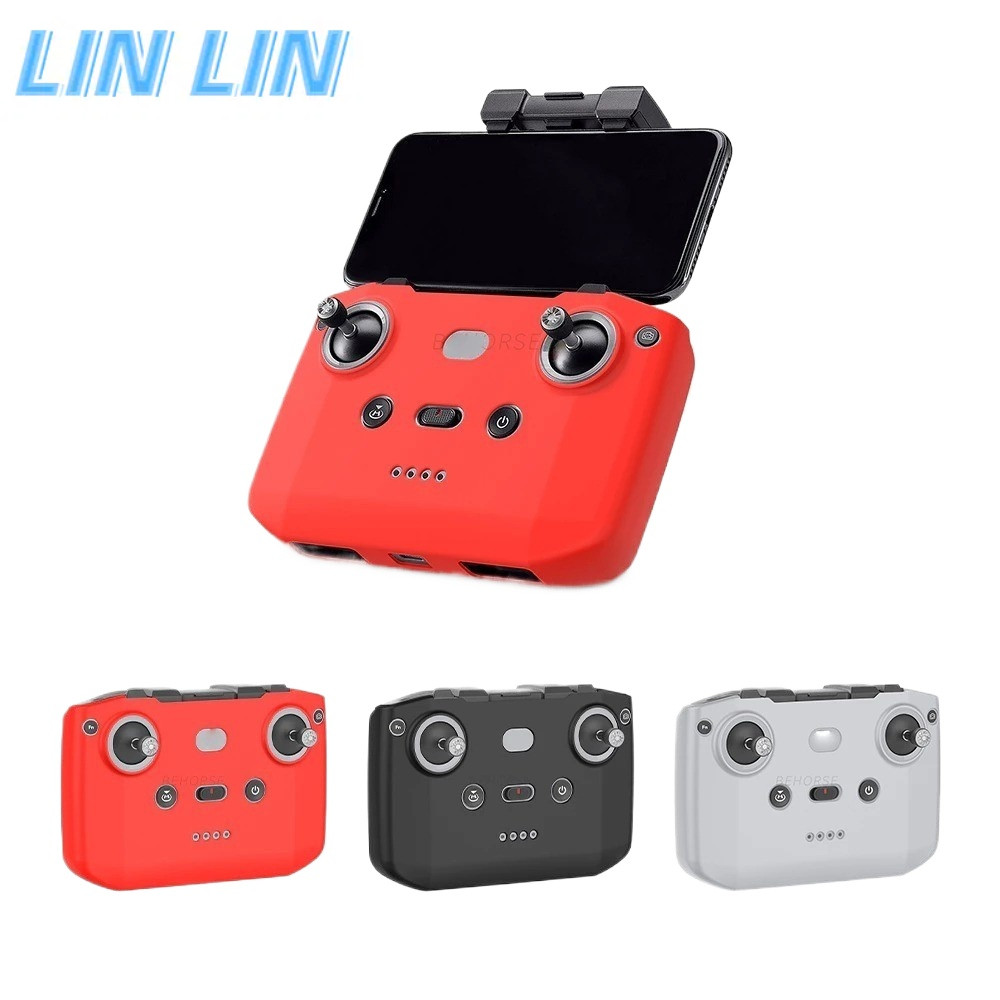 เคสซิลิโคนสําหรับ DJI Mini 3 Pro/4 Pro/Neo Sleeve ScratchProof ฝาครอบป้องกันบังแดดสําหรับ DJI RC N2 
