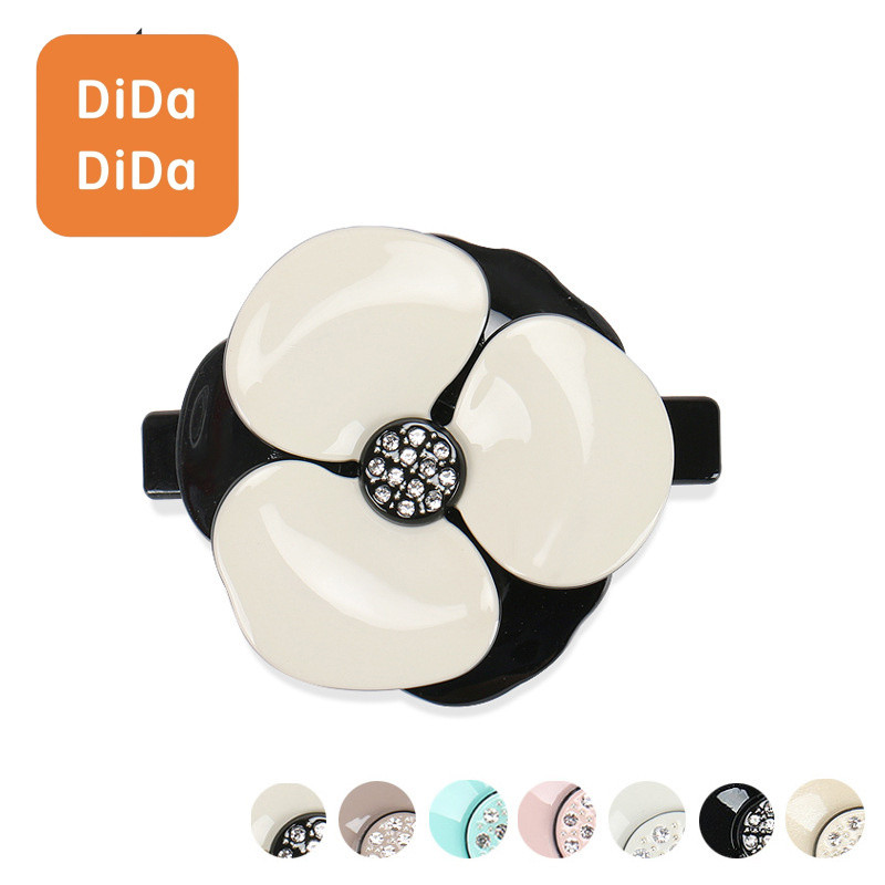 【DIDA DIDA】 กิ๊บดอกไม้ที่สง่างาม กิ๊บติดผมดอกไม้หรูหรา กิ๊บติดผมหางม้าฝรั่งเศส เครื่องประดับผมแบบสวย