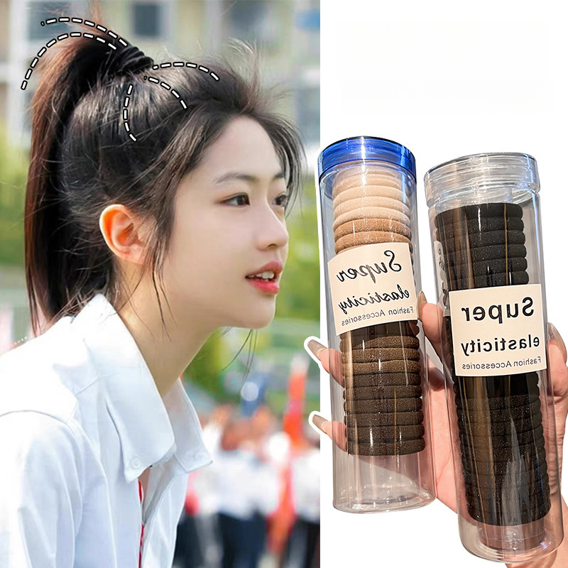 💖Soroh💖ยางรัดผม 20ชิ้นต่อ1กล่อง หนังยาง สไตล์เกาหลี💟ในไทย แฟชั่น พร้อมส่งในไทย💕#TM-1