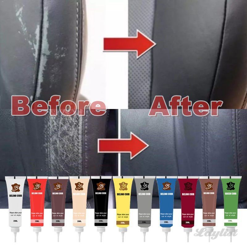 ครีมซ่อมแซมหนัง 20 มล. ครีมซ่อมแซมรอยขีดข่วน รอยแตกร้าว เบาะโซฟา รองเท้าหนัง ครีมซ่อมแซมหนัง