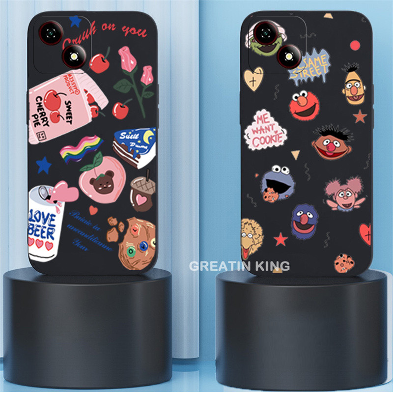 Soft TPU Casing สําหรับ ZTE Blade A35e A55 A35 เคสโทรศัพท์แฟชั่นทาสี Matte Silicone Case