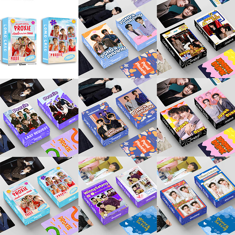 ใหม่ Winny Satang Photocard Joong Dunk Pond Phwin Proxie Idol ของสะสมอัลบั้มการ์ด lomocards