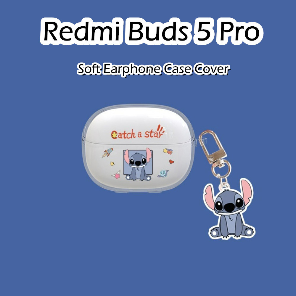 Fast Shipment สําหรับ Redmi Buds 5 Pro กรณีรูปแบบการ์ตูนน่ารักซิลิโคนอ่อนนุ่มหูฟังกรณีปลอกฝาครอบ