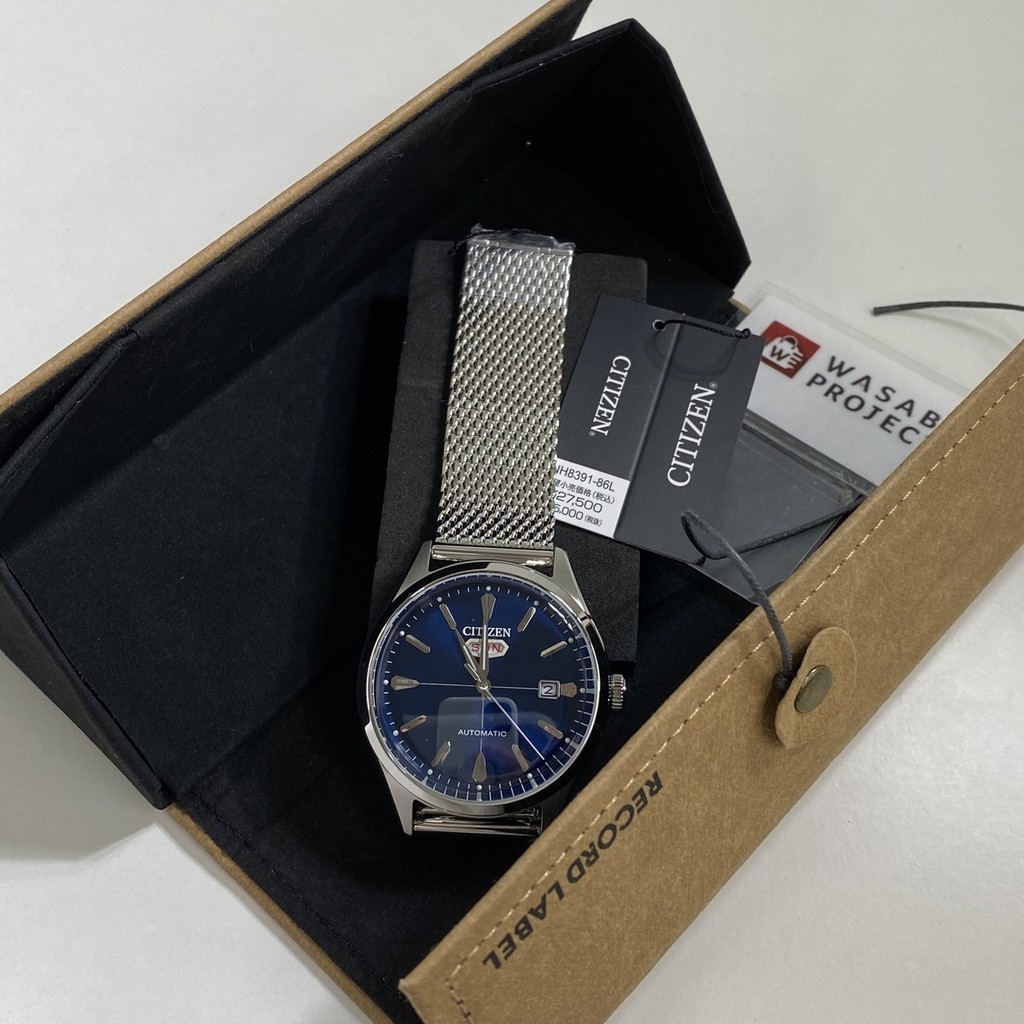 [Authentic★Direct from Japan] CITIZEN NH8391-86L Unused RECORD LABEL Automatic Crystal glass Men Wrist watch นาฬิกาข้อมือ