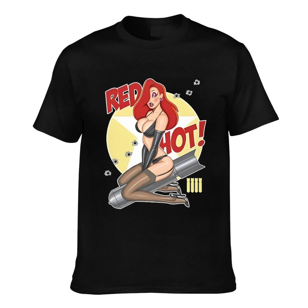 Red Nose Art Jessica Rabbit 17 แฟชั่นผู้ชายเสื้อยืดพิมพ์กราฟิก