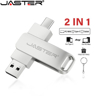 Jaster 4GB I 8GB I 16GB I 32GB | 64gb | แฟลชไดรฟ์ 128MB Ultra Dual Drive Go USB Type-C ปากกาหัวแม่มือ