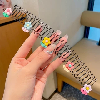 หวีดึงผม ลายดอกคามิเลีย แบบมองไม่เห็น สําหรับเด็ก