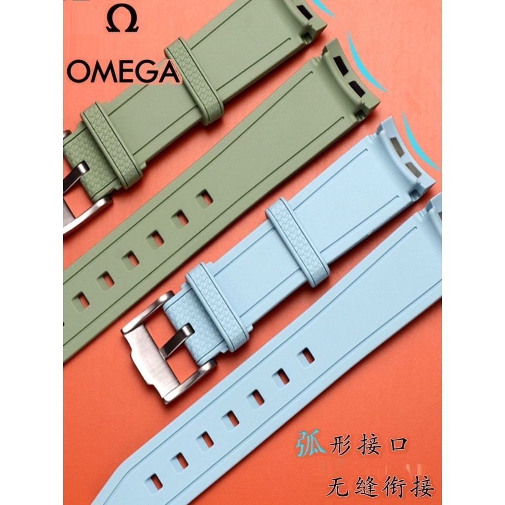 Omega สายนาฬิกาข้อมือ สายซิลิโคน Speedmaster SWATCH สายนาฬิกายาง