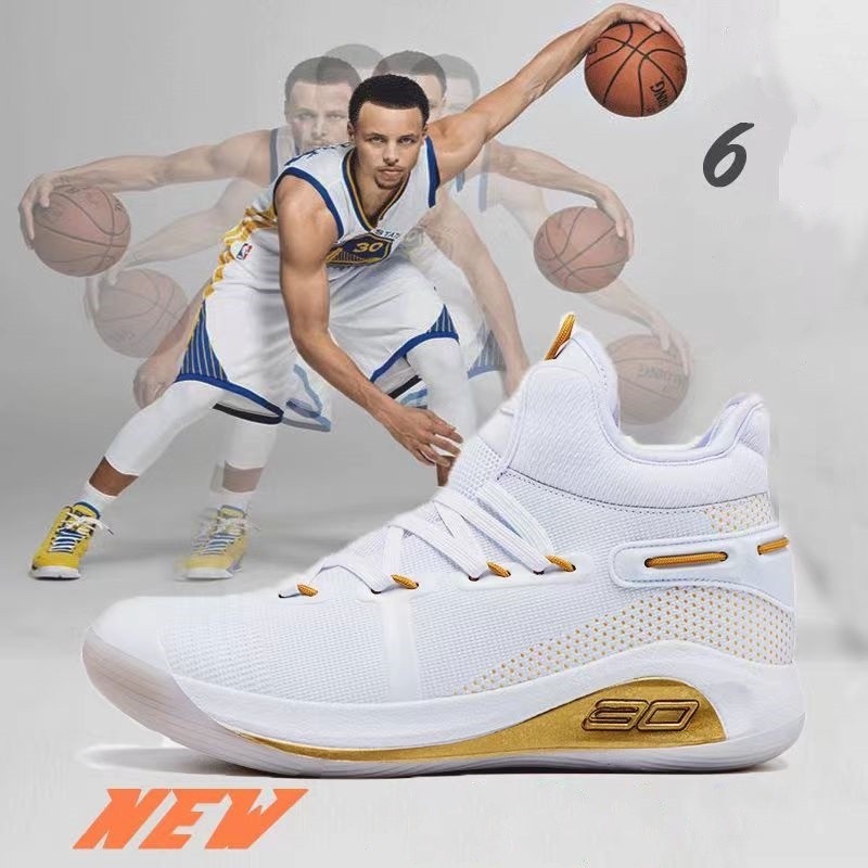 AAA NBA Golden State Warriors Steven curry 6 style basketball shoes MB Sports Footwear Rubber Basketball Running Shoes