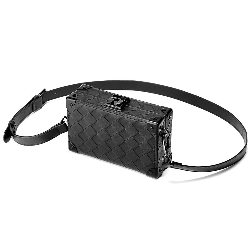 Sunwish -Tk HOT- UR04 2024 Avant-garde กระเป๋าสะพายไหล่ สะพายข้าง หนังทอ ทรงสี่เหลี่ยม ขนาดเล็ก สไตล์เกาหลี สําหรับคู่รัก