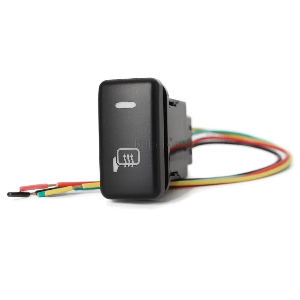 Xm-1 ชิ้น Led ไฟหน้าหมอกกระจกมองหลังความร้อนที่จอดรถเรดาร์สวิทช์ปุ่มกดสําหรับ Toyota FJ Land Cruiser Prado 120 LC100 - รูปที่ 5