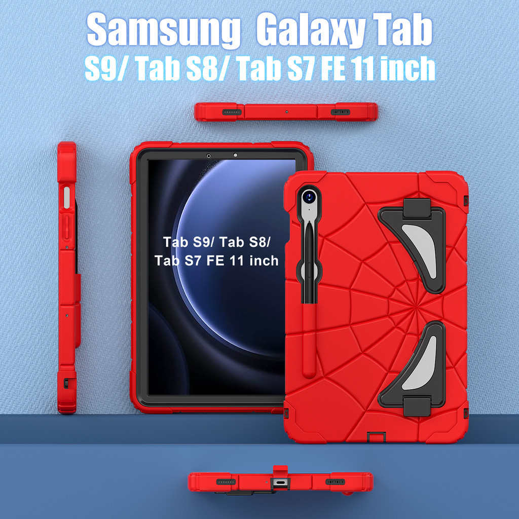 เคสแท็บเล็ต TPU นิ่ม และแข็ง กันกระแทก หรูหรา สําหรับ Samsung Tab S7 S8 S9 S9 Fe 11 นิ้ว A9 11 นิ้ว A9 8.7 นิ้ว A8 10.5 นิ้ว SM-X710 SM-X216B SM-X115N X200 X205